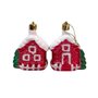 Enfeite Decorativo Natal Casinha 2 Unidades