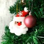 Enfeite Papai Noel 2 Unidades 8x8cm