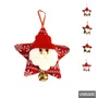 Enfeite Pendente De Natal Estrela 13 CM