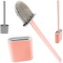 Escova Sanitária Quadrada Silicone 9,5x4x35,5cm Clink