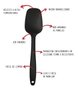 Espátula De Silicone 27cm Preto