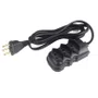 Extensão Compact Tripolar 3 Metros 10A / 250V Preto