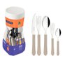 Faqueiro Inox Leme 20 Peças Cinza Tramontina