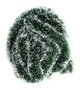 Festão Natal Verde Escuro Nevado 2 Metros