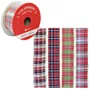 Fita Aramada Xadrez Natal 3 M X 3,8 CM