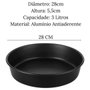 Forma Torteira Alta 28cm Multiflon