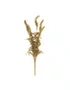 Galho Folhagem Avulso Dourado 36 CM
