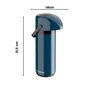 Garrafa Térmica Verona Pressão 1L Azul