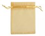 Kit 10 Saquinhos Organizadores Organza 20x30cm Dourado