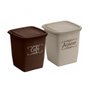 Kit 2 Organizadores 1,95L Quadrados Café Açucar 