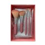 Kit 5 Pincéis De Maquiagem E Necessaire 