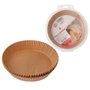 Kit 50 Formas Redondas Descartáveis Fritadeira Elétrica