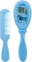 Kit Cabelo Para Bebê Escova E Pente Azul