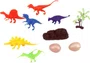 Kit Dinossauros PVC Animal Danger Wellmix 10 Peças
