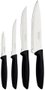 Kit Facas 4 Peças Inox Plenus Preto Tramontina