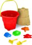 Kit Super Balde Para Areia Com Formato De Castelo