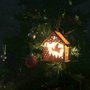 Enfeite Casa Com Led Luminosa MDF Natalina 9 CM