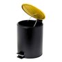 Lixeira Pedal 5L Tampa De Bambu Clink