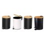 Lixeira Pedal 5L Tampa De Bambu Clink