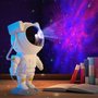 Luminária Projetor De Luz Astronauta Galáxia 8 Cores