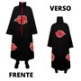 Manto Akatsuki Infantil Ninja Preto 