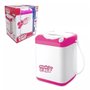 Máquina De Lavar Roupas De Brinquedo Mania De Casa Cor Rosa Com Branco DM Brasil