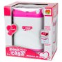 Máquina De Lavar Roupas De Brinquedo Mania De Casa Cor Rosa Com Branco DM Brasil