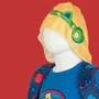 Mochila Infantil Com Rodinhas Gato Galactico Com Capuz