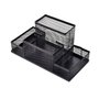 Organizador De Mesa Escritório Metal Aramado Preto
