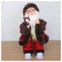 Papai Noel Cajado Musical Movimento 4 Leds Natal