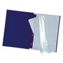 Pasta Catálogo Com 10 Envelopes Finos Azul Marinho
