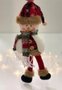 Pendente Pelúcia Natal 29cm Papai Noel E Boneco de Neve