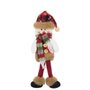 Pendente Pelúcia Natal 29cm Papai Noel E Boneco de Neve