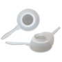 Peneira Coador Com Funil 2x1 Cor Branca Clink