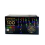 Pisca-Pisca Cascata 100 Led Colorido 8 Funções 220V