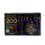 Pisca-Pisca Cascata 200 Led Colorido 8 Funções 220V