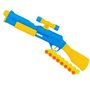 Pistola Plástico Lança Projéteis Com 8 Dardos De Espuma JR Toys
