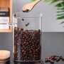 Pote De Vidro Com Tampa E Colher De Bambu 550ml