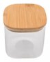 Pote Hermético Com Tampa De Bambu 550ml