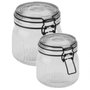 Pote Hermético De Vidro Clip 600ml