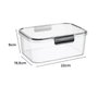 Pote Organizador Clear 2,3 Litros Plasnorthon