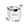 Pote Organizador Slim 800ml Plasnorthon