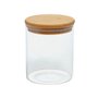 Pote Vidro Hermético Tampa Bambu 950ml