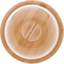 Prato Para Queijo Circular Bambu Com Tampa