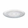 Prato Raso Jateado 26,5cm Transparente Plasvale