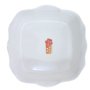 Saladeira Alta De Melamina M 25x25x9cm 2800ml Cor Off White Bellagio