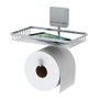 Suporte Adesivo Papel Higiênico Utensílios Banheiro Cromado