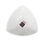 Tigela Triangular Melamina Branca 19x18,9x7,1cm