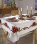 Toalha Mesa Natal 140x210cm 6 Lugares Athenas Dohler