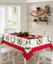 Toalha Mesa Natal 160x250cm 8 Lugares Athenas Dohler